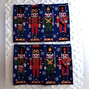 Nutcraker Tapestry Placemats 2 Holiday